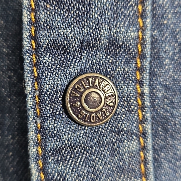 Zadig Voltaire Thelma Western Denim Shirt Size Medium - Picture 4 of 12